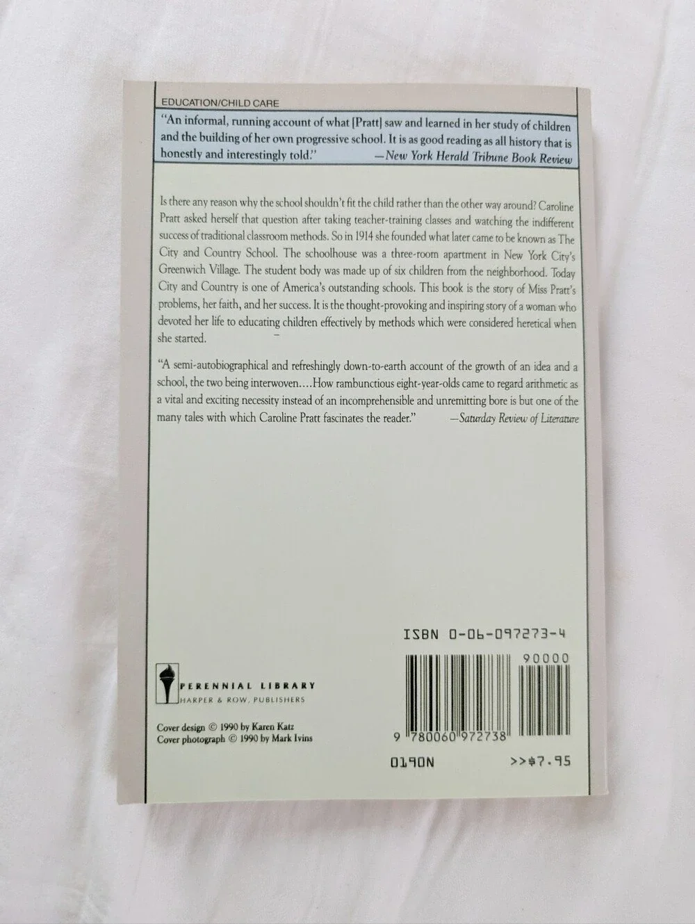 LEARN FROM CHILDREN Book Pratt An Adventure in Progressive Education